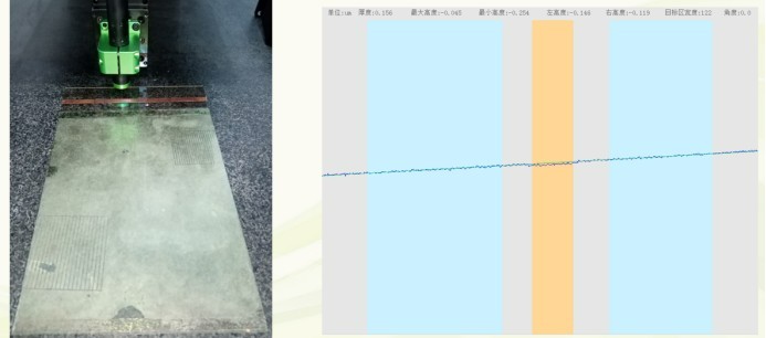 玻璃表面图形的高度差测量